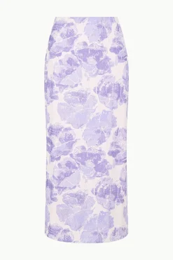 STAUD TREY SKIRT  ANTIQUE PRESSED FLOWERS ANTIQUEPRESSEDFLOWERS Discount