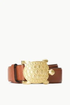 STAUD TURTLE BELT   Tan Sale