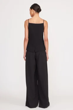STAUD UNA TOP BLACK