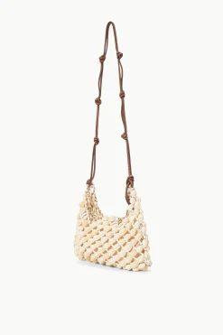 STAUD VACANZA SHELL SHOULDER BAG NATURAL TAN NATURALTAN