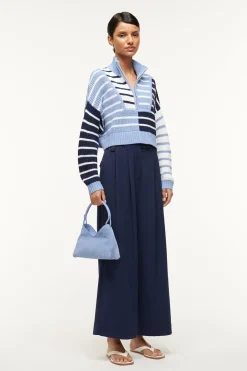 STAUD VALERIE SHOULDER BAG BLUE HYDRANGEA BLUEHYDRANGEA Discount