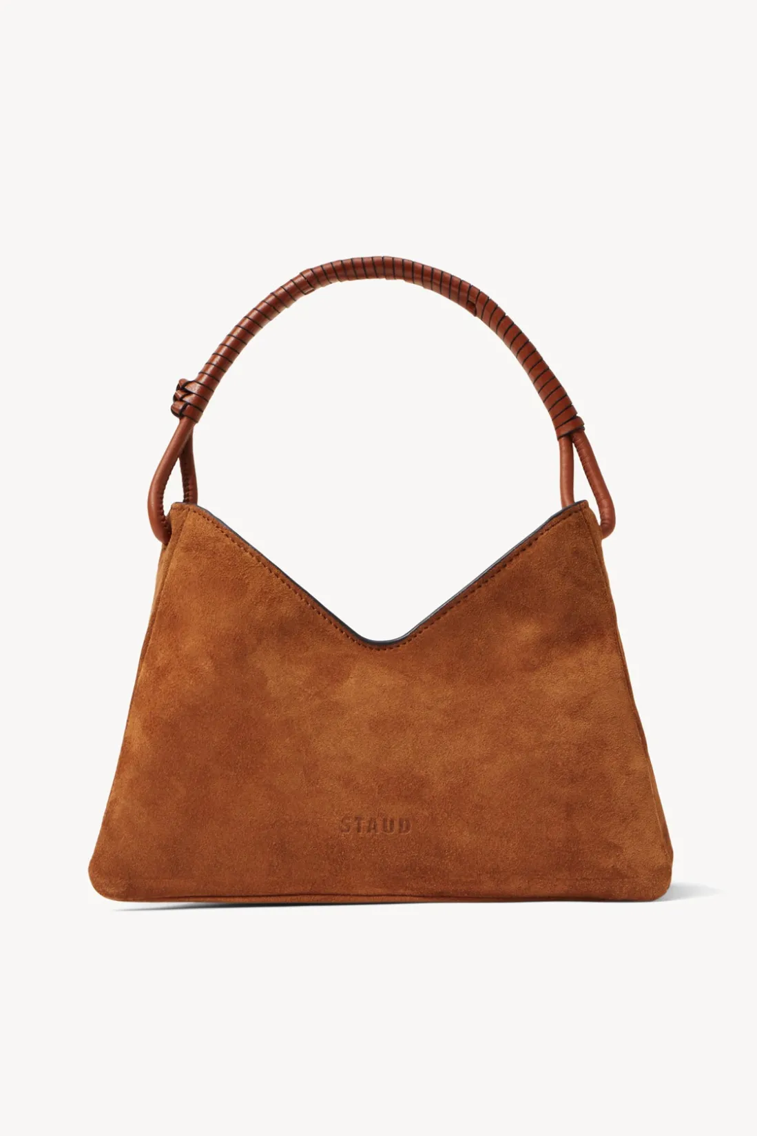 STAUD VALERIE SHOULDER BAG TAN Clearance