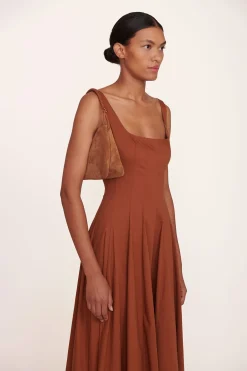 STAUD VALERIE SHOULDER BAG TAN Clearance