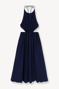 STAUD VANESSA DRESS   NAVY Clearance