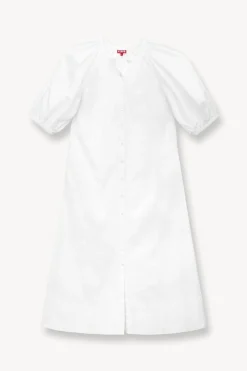 STAUD VINCENT DRESS   WHITE Online