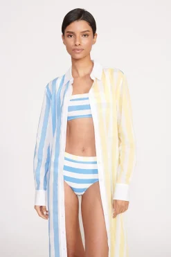 STAUD VITA DRESS  BUTTERCUP SEASHORE STRIPE BUTTERCUPSEASHORESTRIPE