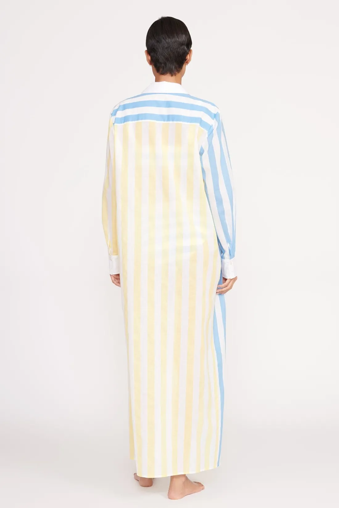 STAUD VITA DRESS BUTTERCUP SEASHORE STRIPE BUTTERCUPSEASHORESTRIPE