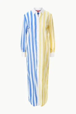STAUD VITA DRESS BUTTERCUP SEASHORE STRIPE BUTTERCUPSEASHORESTRIPE