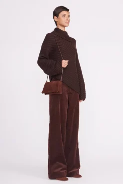 STAUD VIVI CROSSBODY BAG  MAHOGANY SUEDE MAHOGANYSUEDE Sale