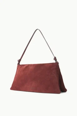 STAUD VIVI SHOULDER BAG  MAHOGANY SUEDE MAHOGANYSUEDE Outlet