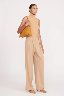STAUD VIVI SHOULDER BAG  TAN SUEDE TANSUEDE Online