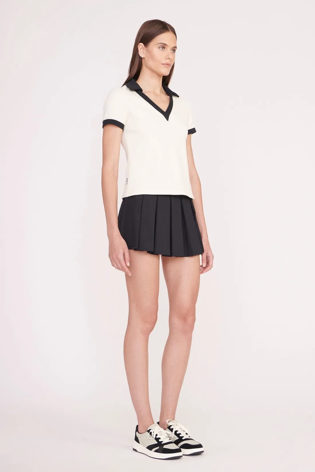 STAUD VOLLEY TOP IVORY BLACK IVORYBLACK Clearance
