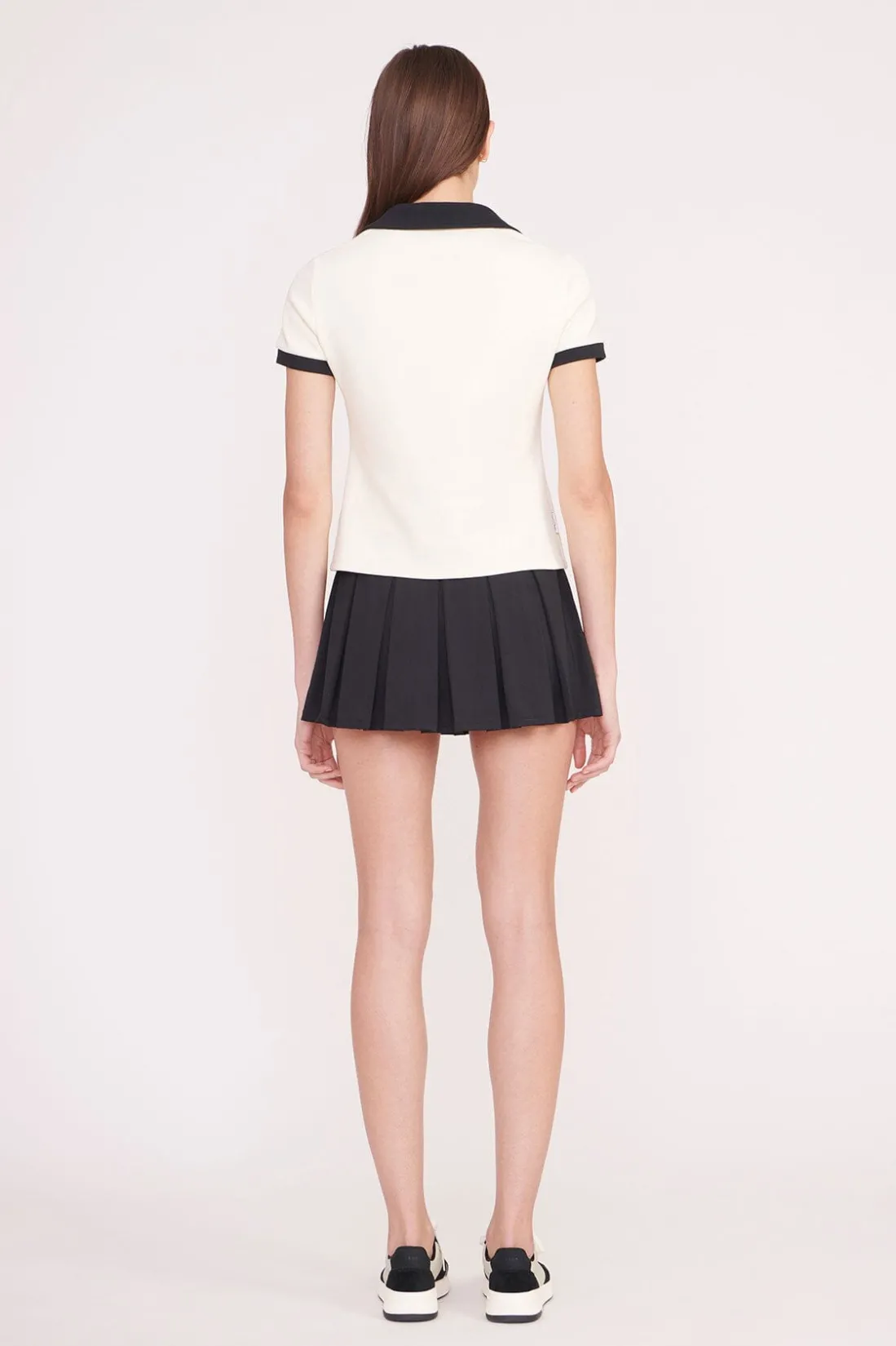 STAUD VOLLEY TOP IVORY BLACK IVORYBLACK Clearance