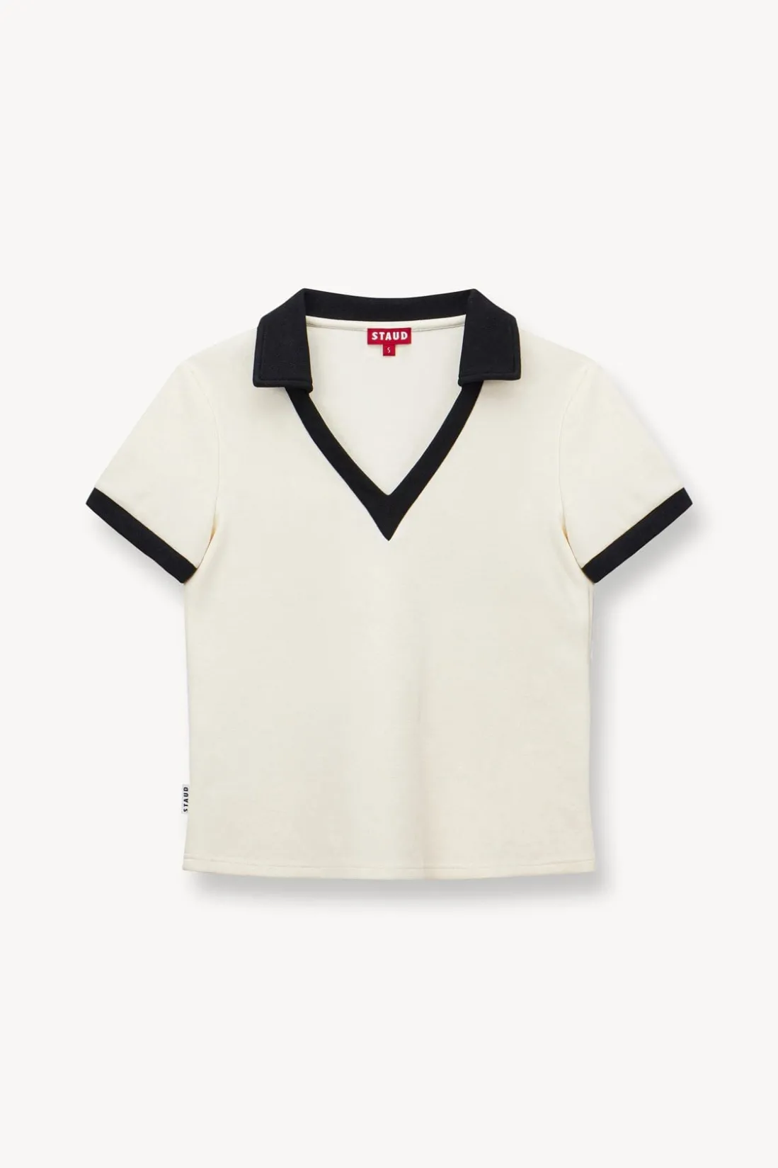 STAUD VOLLEY TOP IVORY BLACK IVORYBLACK Clearance
