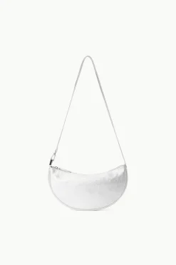 STAUD WALKER CROSSBODY BAG   SILVER Hot