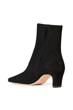 STAUD WALLY ANKLE BOOT  BLACK SUEDE BLACKSUEDE New