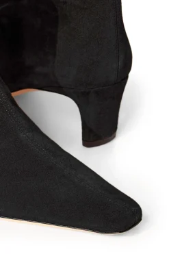 STAUD WALLY ANKLE BOOT  BLACK SUEDE BLACKSUEDE New