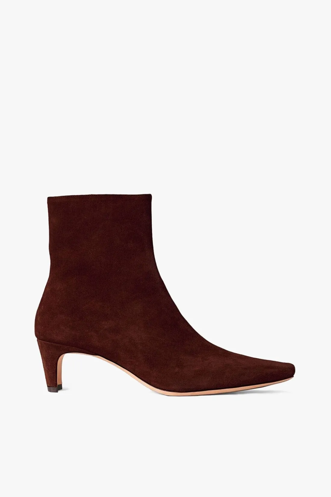 STAUD WALLY ANKLE BOOT MAHOGANY SUEDE MAHOGANYSUEDE