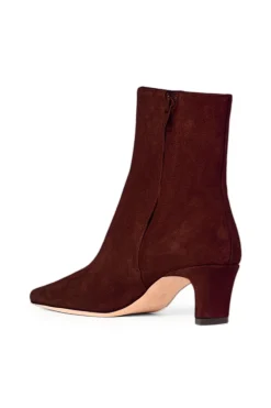 STAUD WALLY ANKLE BOOT MAHOGANY SUEDE MAHOGANYSUEDE