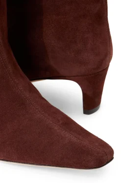 STAUD WALLY ANKLE BOOT MAHOGANY SUEDE MAHOGANYSUEDE