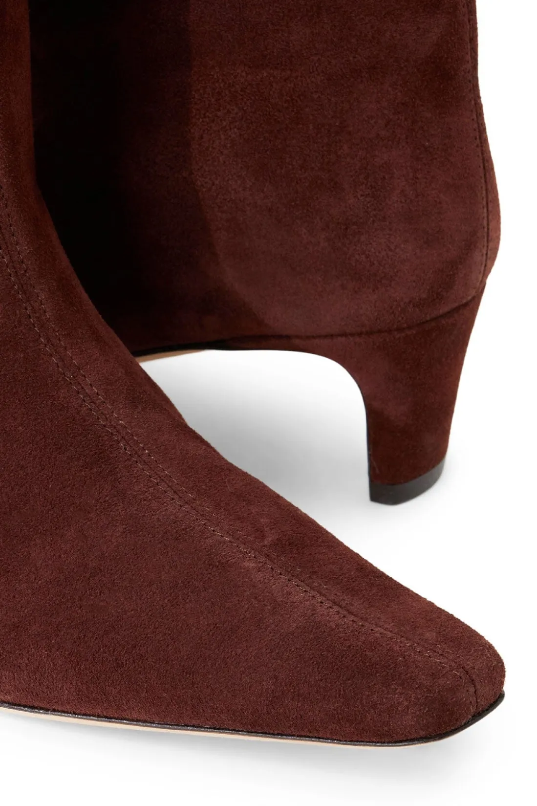 STAUD WALLY ANKLE BOOT MAHOGANY SUEDE MAHOGANYSUEDE