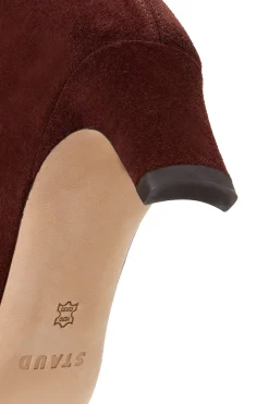 STAUD WALLY ANKLE BOOT MAHOGANY SUEDE MAHOGANYSUEDE
