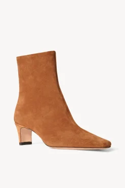 STAUD WALLY ANKLE BOOT  TAN SUEDE TANSUEDE Outlet