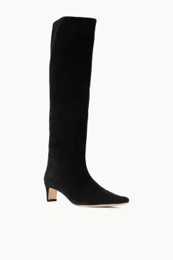 STAUD WALLY BOOT  BLACK SUEDE BLACKSUEDE Clearance
