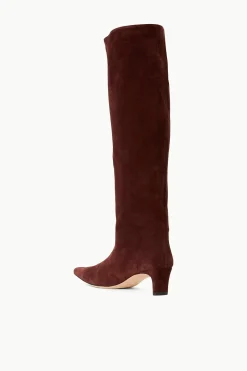 STAUD WALLY BOOT   SUEDE MAHOGANY Discount