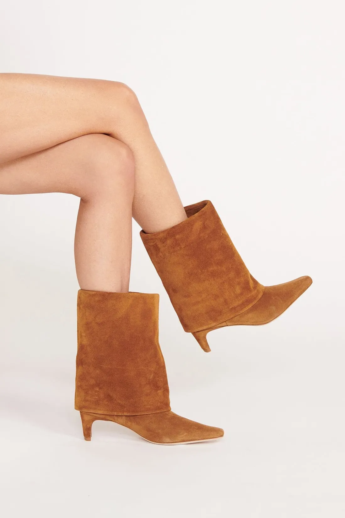 STAUD WALLY FOLDOVER BOOT TAN Discount