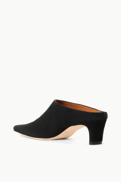STAUD WALLY MULE BLACK SUEDE BLACKSUEDE Sale