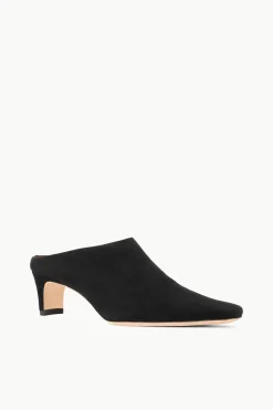 STAUD WALLY MULE BLACK SUEDE BLACKSUEDE Sale
