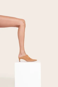 STAUD WALLY MULE  TAN SUEDE TANSUEDE Discount