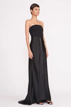 STAUD WAYFARING DRESS   BLACK Outlet