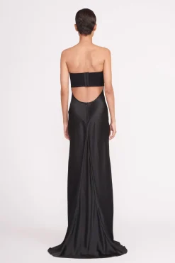 STAUD WAYFARING DRESS   BLACK Outlet