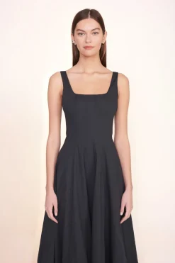 STAUD WELLS DRESS   BLACK Discount