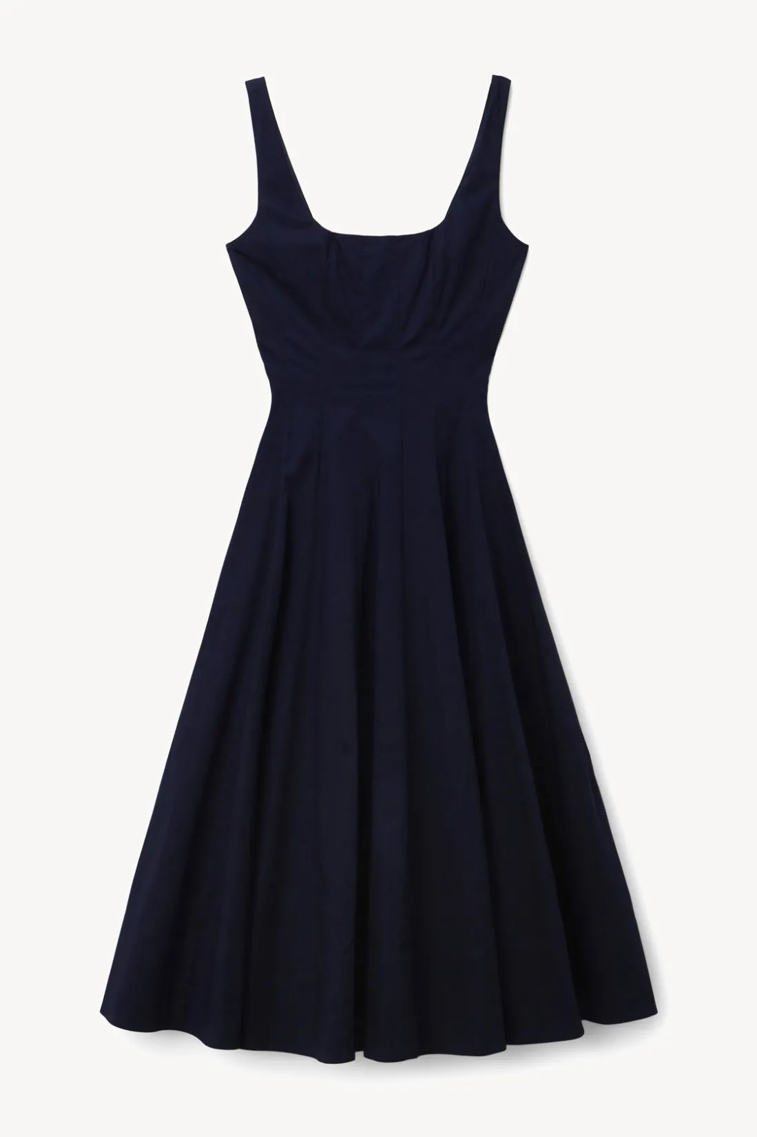 STAUD WELLS DRESS NAVY Discount