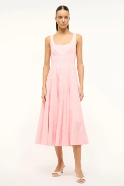 STAUD WELLS DRESS  PEARL PINK PEARLPINK Best