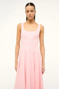 STAUD WELLS DRESS  PEARL PINK PEARLPINK Best