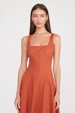 STAUD WELLS DRESS   SPICE New