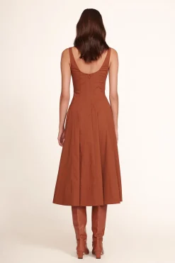STAUD WELLS DRESS   TAN Best