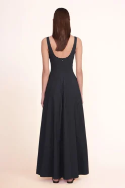STAUD WELLS MAXI DRESS   BLACK