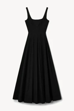 STAUD WELLS MAXI DRESS   BLACK