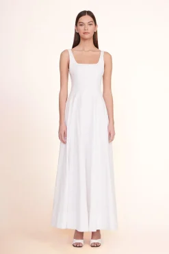 STAUD WELLS MAXI DRESS   WHITE Outlet