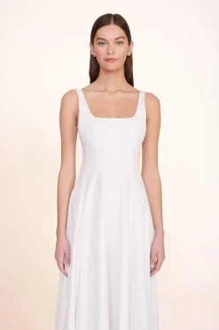 STAUD WELLS MAXI DRESS   WHITE Outlet