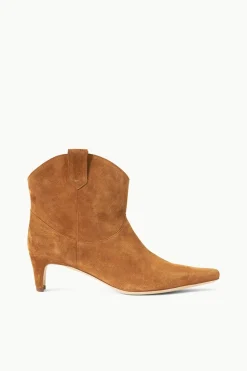 STAUD WESTERN WALLY ANKLE BOOT   TAN Outlet