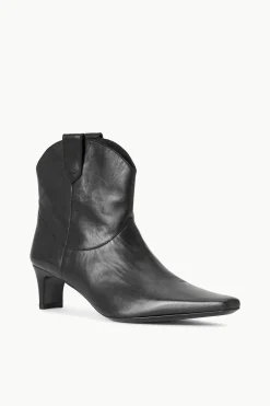 STAUD WESTERN WALLY ANKLE BOOT   BLACK Outlet
