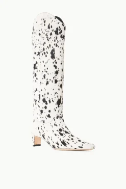 STAUD WESTERN WALLY BOOT  BLACK & WHITE HAIRCALF BLACK&WHITEHAIRCALF Discount