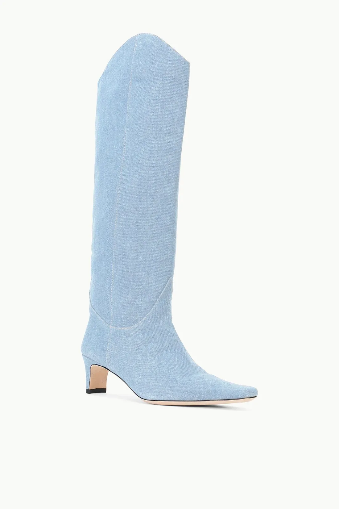 STAUD WESTERN WALLY BOOT DENIM BLUE DENIMBLUE Hot