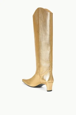STAUD WESTERN WALLY BOOT GOLD
